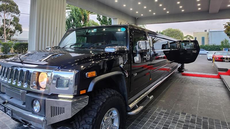 Mr President Limo Hire - Black Hummer H2 Limousine